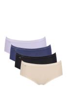 Sloggi Basic+ Midi C4P Hipsterit Alushousut Alusvaatteet Multi/pattern...