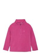 Fleece Pulli Tops Sweat-shirts & Hoodies Sweat-shirts Pink Color Kids