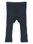 Merino Wool Legging Bottoms Leggings Navy Mikk-line