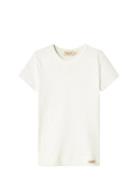 Plain Tee Ss Tops T-shirts Short-sleeved White MarMar Copenhagen