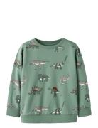 Nmmnenean Ls Swe Bru Pb Tops Sweat-shirts & Hoodies Sweat-shirts Green...
