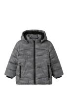 Nmmmosan Puffer Jacket Ref1 Toppatakki Grey Name It