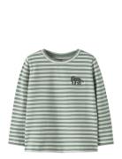 Nmmnitu Ls Top Pb Tops T-shirts Long-sleeved T-shirts Green Name It