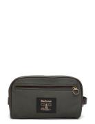 Barbour Wax Washbag Toilettilaukut Khaki Green Barbour