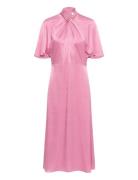 Slriyan Miria Dress Polvipituinen Mekko Pink Soaked In Luxury