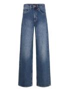 Rider Loose Bottoms Jeans Wide Blue Lee Jeans