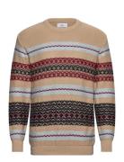 Hunted Knit Tops Knitwear Round Necks Multi/patterned Makia