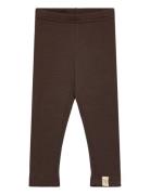 Legging Modal Bottoms Leggings Brown Petit Piao