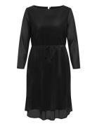 Carforest Life Ls Boatneck Blk Dress Jrs Polvipituinen Mekko Black ONL...