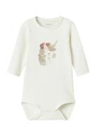 Nbfnicorn Ls Body Box Bodies Long-sleeved White Name It