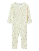 Nbfwang Wool Needle Nightsuit Noos Pyjama Sie Jumpsuit Haalari Cream N...