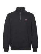 Original Hm 1/4 Zip Blacks Tops Sweat-shirts & Hoodies Sweat-shirts Bl...