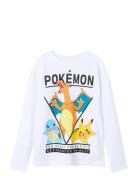 Nkmast Pokemon Ls Nreg Top Box Noos Sky Tops T-shirts Long-sleeved T-s...