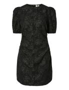 Yashelle Ss Dress - Ka Lyhyt Mekko Black YAS