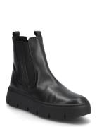 Chelsea Shoes Boots Ankle Boots Ankle Boots Flat Heel Black Gabor