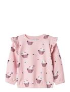 Nmfnaya Sweat Bru Tops Sweat-shirts & Hoodies Sweat-shirts Pink Name I...