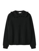 Nkfnelia Ls Knit Tops Knitwear Pullovers Black Name It
