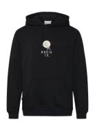 Rearing Hooded Sweatshirt Tops Sweat-shirts & Hoodies Hoodies Black Ma...