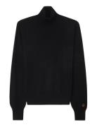Alice Rollerneck Tops Knitwear Turtleneck Black BUSNEL