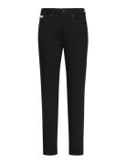 Mid Rise Skinny Ck Classic Black Bottoms Jeans Skinny Black Calvin Kle...