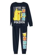Nkmabel Pokemon Ls Nighset Noos Sky Pyjamasetti Pyjama Navy Name It