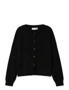 Nkfvalane Ls Knit Card Noos Tops Knitwear Cardigans Black Name It
