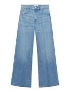 High-Waisted Wide-Leg Jeans Bottoms Jeans Wide Blue Mango