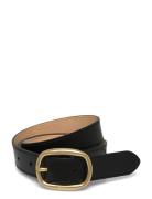Smooth Vachetta-25Mm Ovl Bk-Blt-Med Vyö Black Polo Ralph Lauren