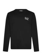 T-Shirt Tops T-shirts Long-sleeved T-shirts Black EA7