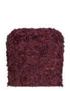 Virosie S/L Bandeau Top/Dc Tops Blouses Sleeveless Burgundy Vila