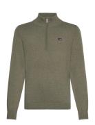Freddy Half-Zip Sweater Tops Knitwear Pullovers Khaki Green Lexington ...