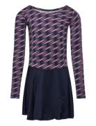 Hmljr Mix Gymsuit L/S Dresses & Skirts Dresses Casual Dresses Long-sle...