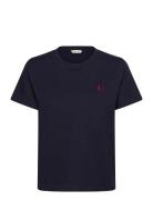 Reg G Badge Ss T-Shirt Tops T-shirts & Tops Short-sleeved Navy GANT