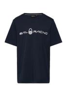 Jr Bowman Tee Tops T-shirts Short-sleeved Navy Sail Racing