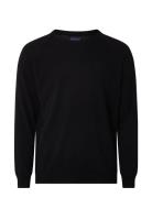 Dean Merino Crew Neck Sweater Tops Knitwear Round Necks Black Lexingto...