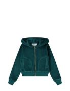 Milla Tops Sweat-shirts & Hoodies Hoodies Green Molo