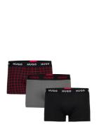 Trunk Triplet Design Bokserit Black HUGO