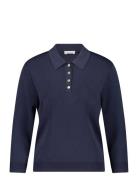 Pullover 3/4 Sleeve Tops Knitwear Jumpers Navy Gerry Weber