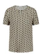 Blouse 1/2 Sleeve Tops Blouses Short-sleeved Black Gerry Weber