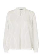 Madolvira Tops Blouses Long-sleeved White Masai