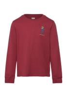 Ls-L/S Tee Tops T-shirts Long-sleeved T-shirts Red Levi's