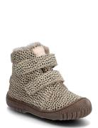 Bisgaard Evon Tex Talvikengät Tarroilla Beige Bisgaard