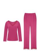 Origins Tops And Pants Set Pyjama Pink Dorina