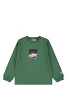 Rube Tops T-shirts Long-sleeved T-shirts Green Molo