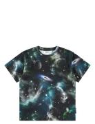 Riley Tops T-shirts Short-sleeved Navy Molo