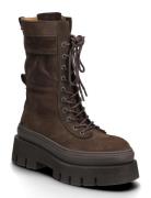 Cph691 Leather Black Korkeavartiset Saapikkaat Brown Copenhagen Studio...