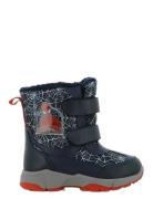Spiderman Snowboot Talvikengät Tarroilla Navy Spider-man