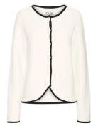 Ihbriac Ca Tops Knitwear Cardigans White ICHI