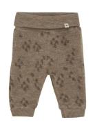 Pants Wool Fleece Bottoms Sweatpants Brown Huttelihut