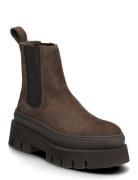 Cph686 Nabuc Chocolate Shoes Chelsea Boots Brown Copenhagen Studios